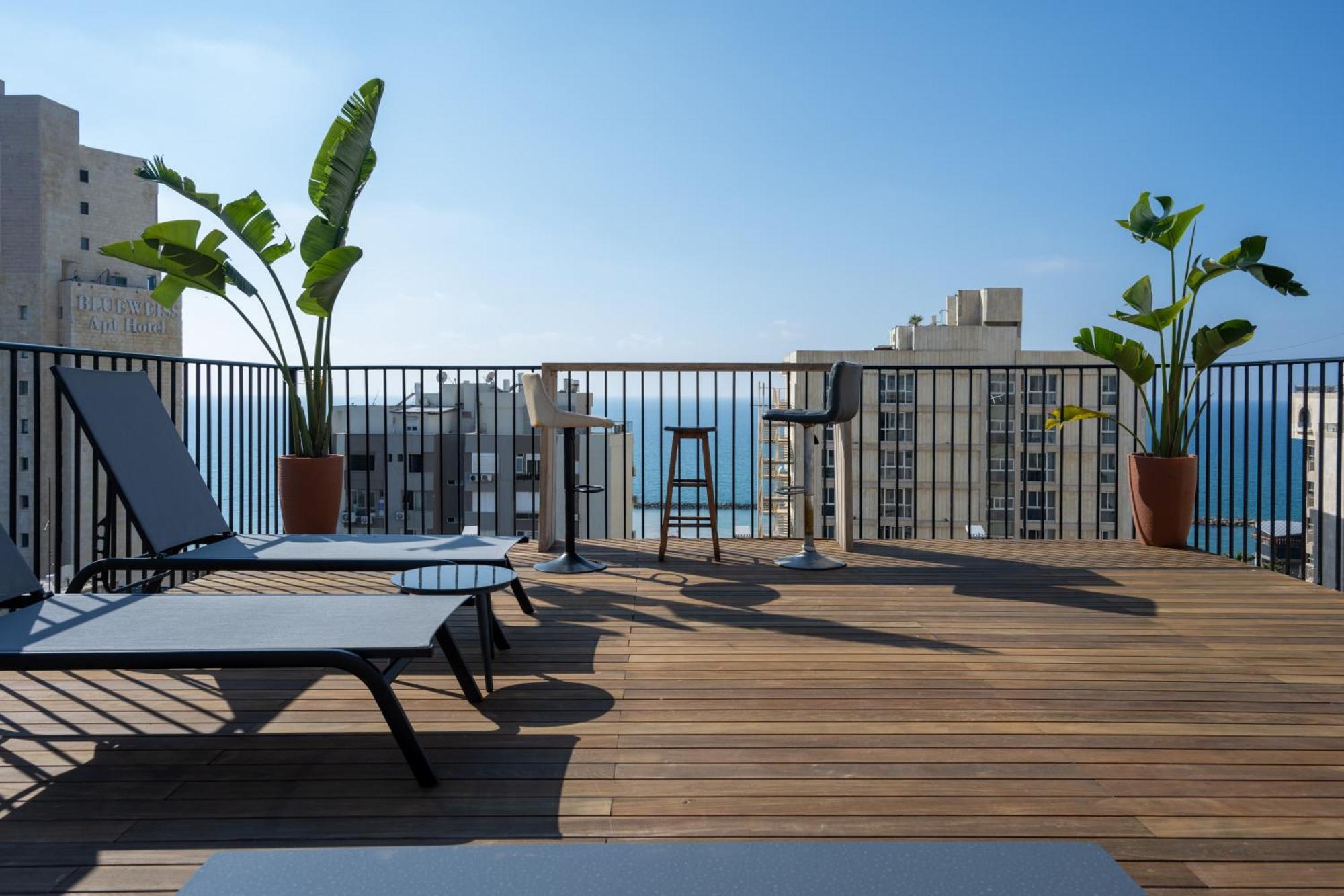 Roof Top 3 Floors Netanya Exterior photo